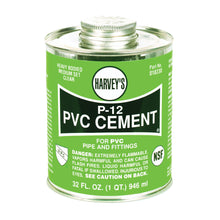 Load image into Gallery viewer, Harvey 018230-12 Solvent Cement, 32 oz Can, Liquid, Clear
