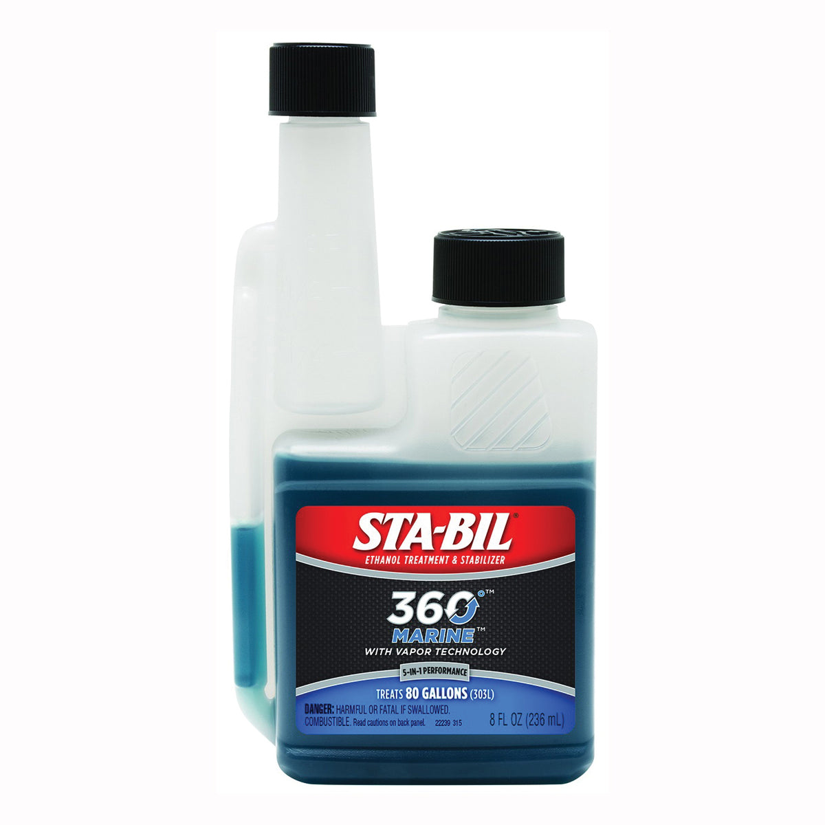 STA-BIL 360 Marine 22239 Fuel Stabilizer Red, 8 oz Bottle