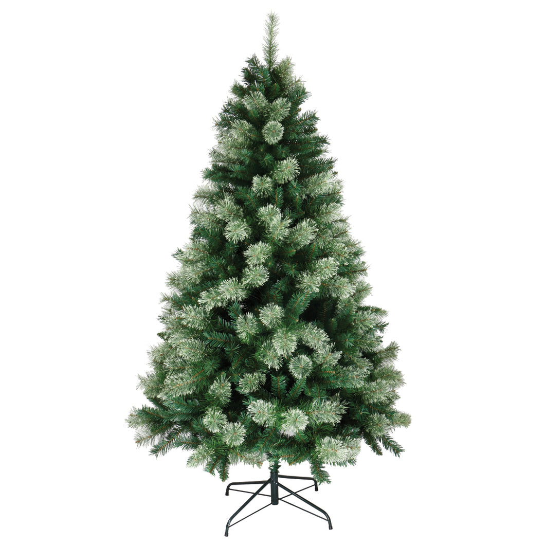 Santas Forest 81776 Pre-Lit Christmas Tree, 7-1/2 ft H, Pine Family, LED Bulb, Clear Light