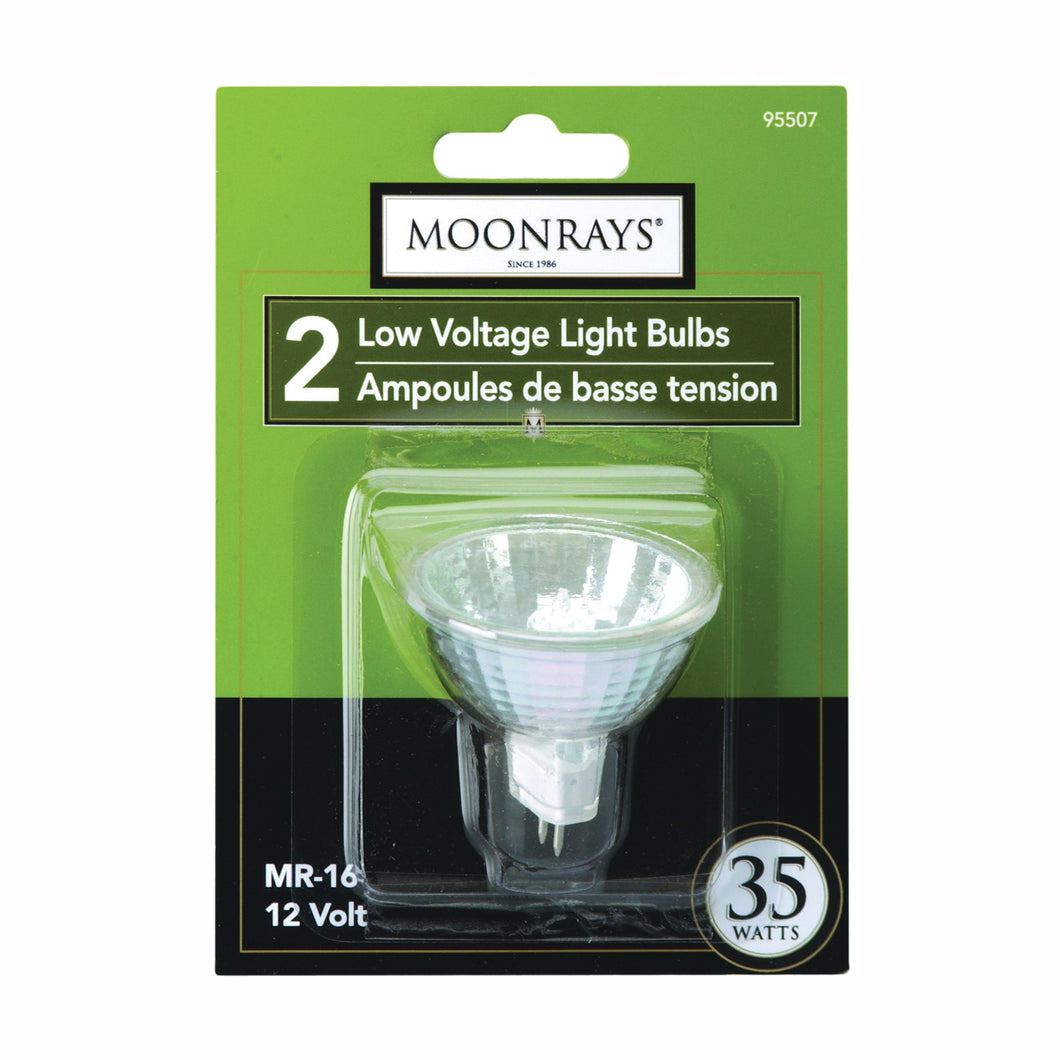 MOONRAYS 95507 Halogen Bulb, 35 W, GU5.3 Lamp Base, MR16 Lamp, 3000 hr Average Life