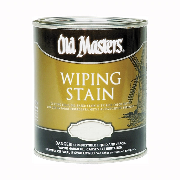 Old Masters 12404 Wiping Stain, Pickling White, Liquid, 1 qt, Can