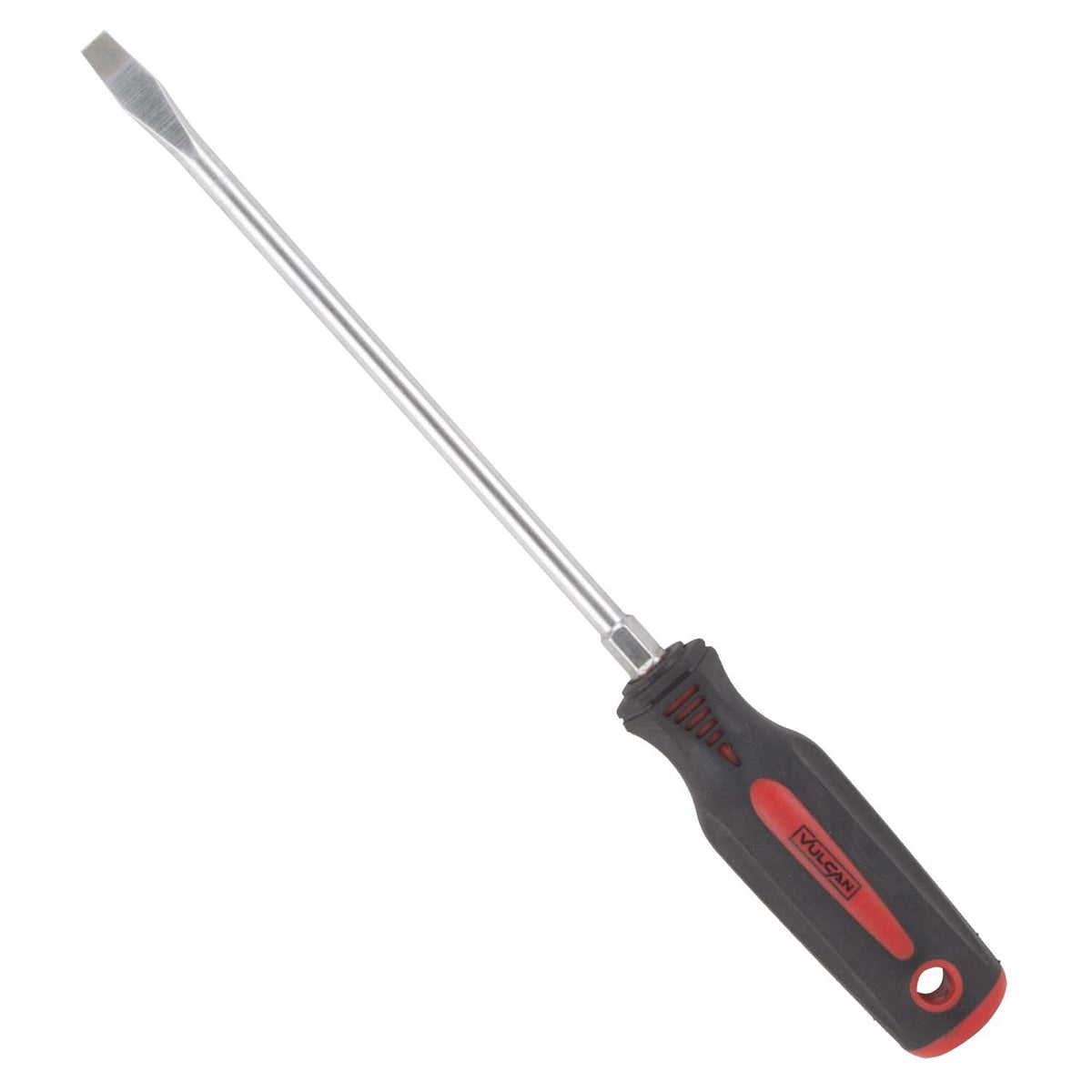 Vulcan Screwdriver, Slotted Drive, 12-1/2 in OAL, 8 in L Shank