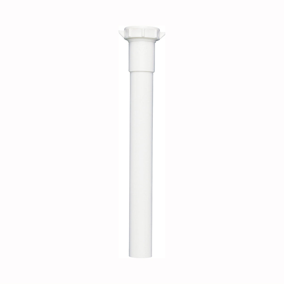 Plumb Pak PP945W Pipe Extension Tube, 1-1/4 x 1-1/4 in, 12 in L, Slip-Joint, Plastic, White