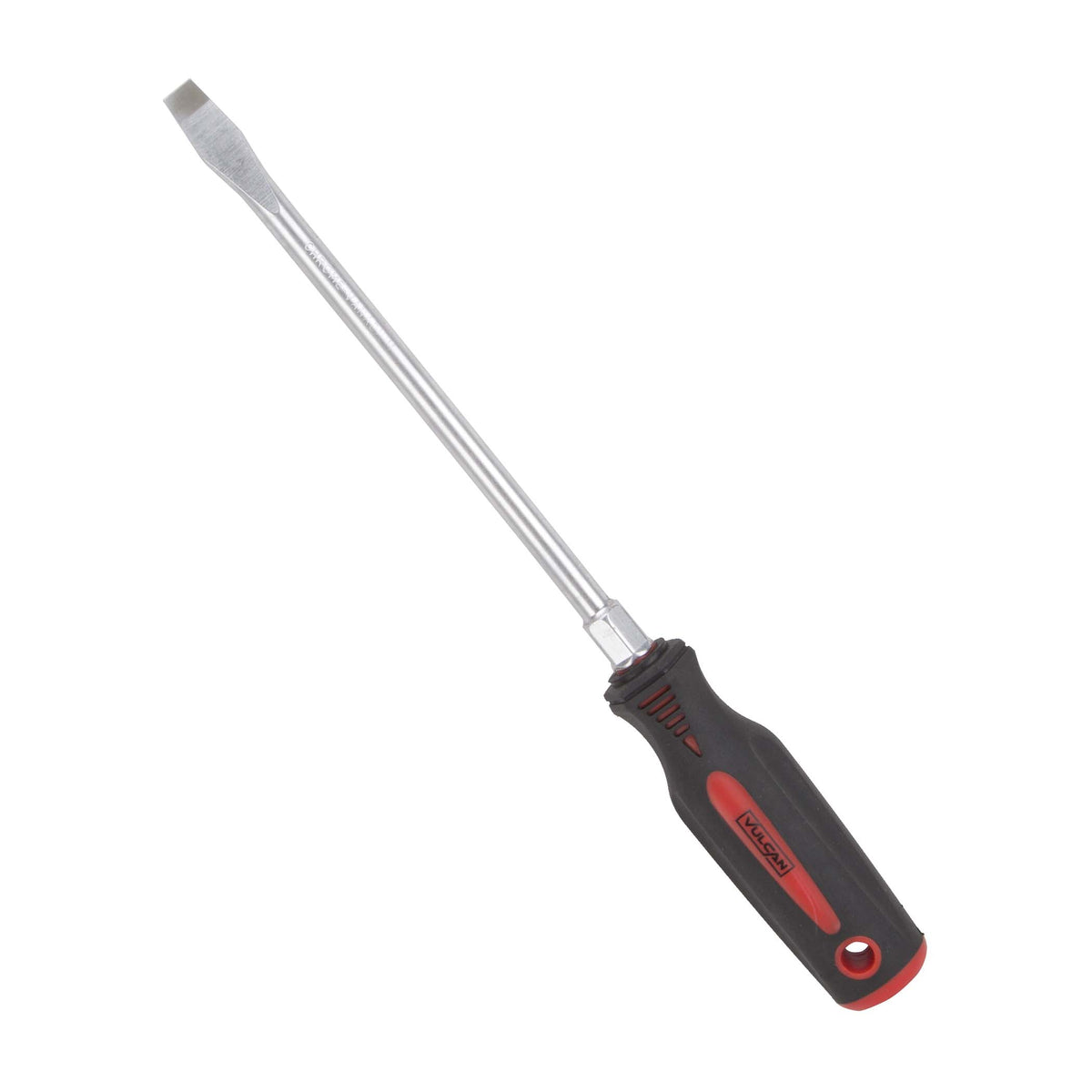 Vulcan Screwdriver, Slotted Drive, 12-1/2 in OAL, 8 in L Shank