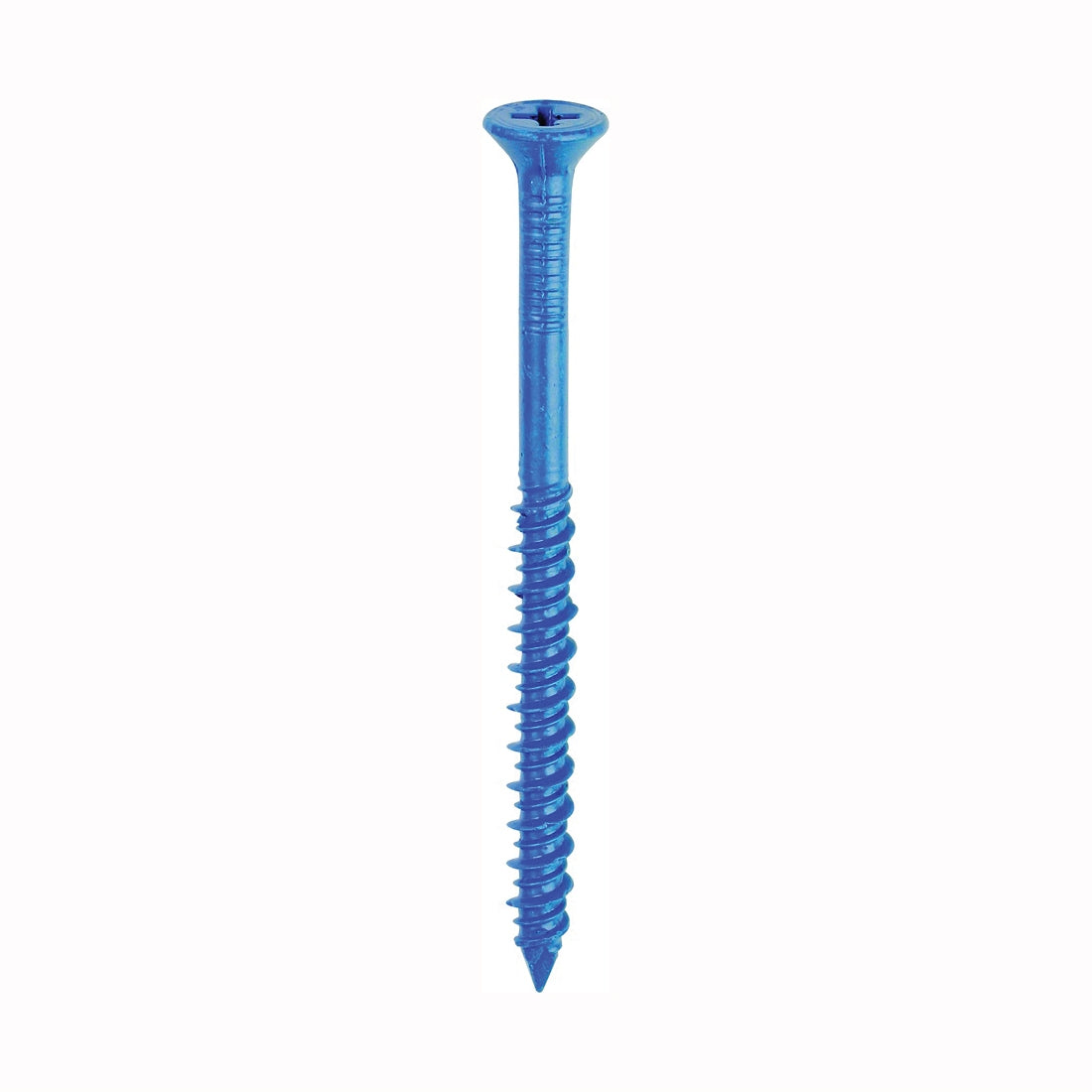 Buildex Tapcon 24385 Screw Anchor, Flat Head, Phillips Drive, Steel, Climaseal, 75 PK