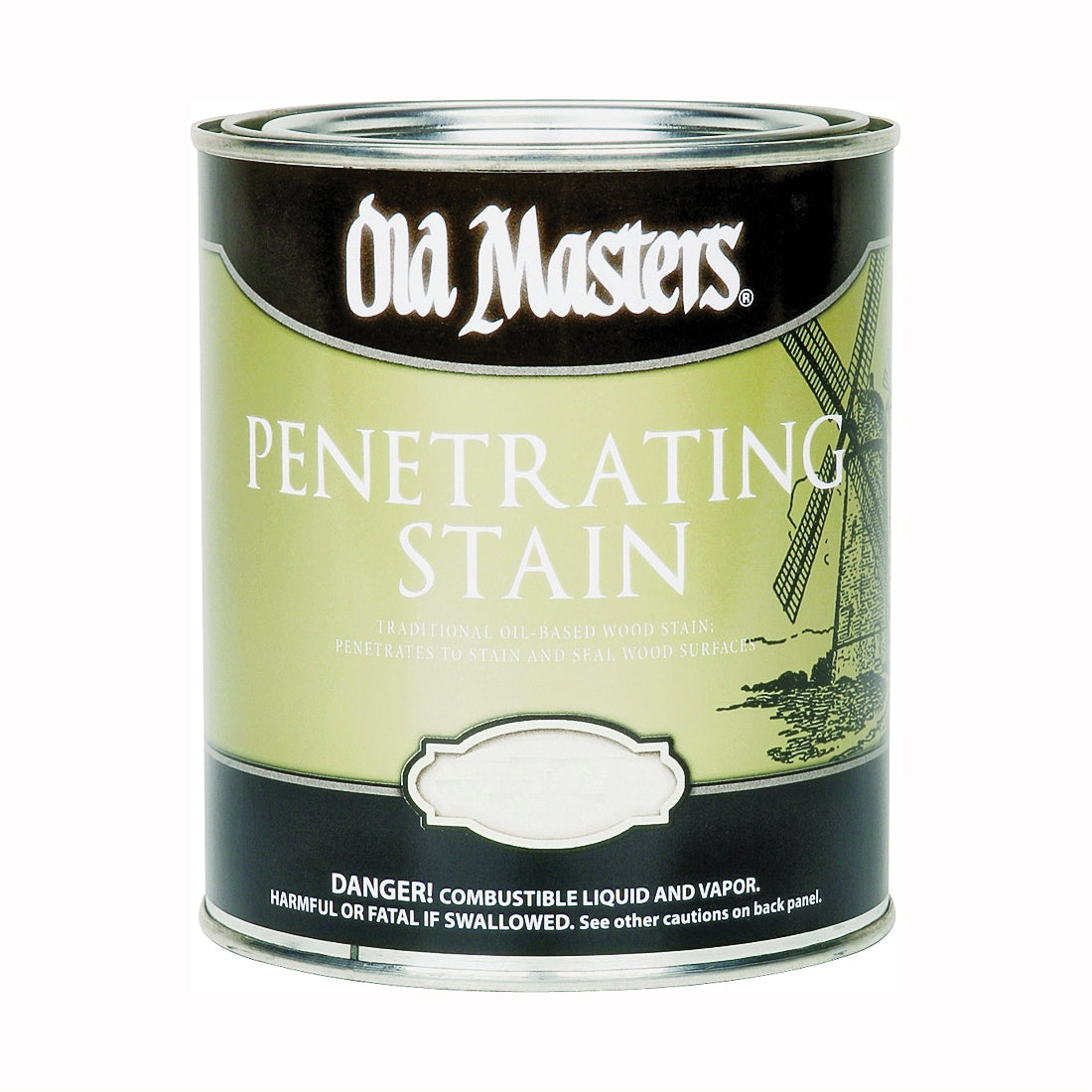Old Masters 43916 Penetrating Stain, Clear, Pecan, Liquid, 0.5 pt, Can