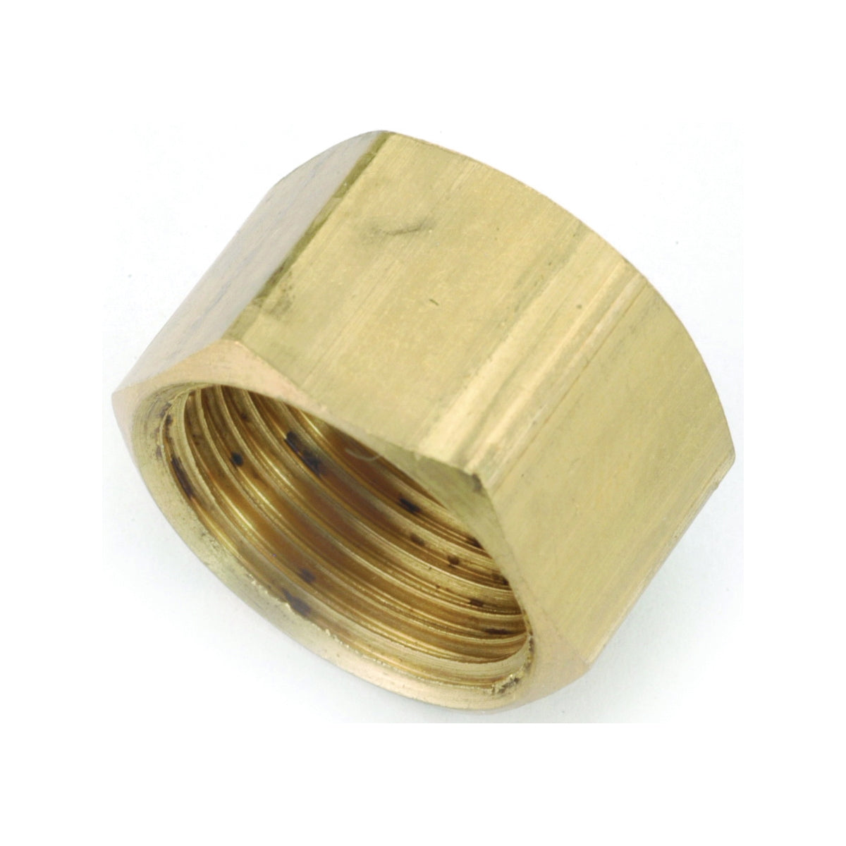 Anderson Metals 730081-04 Tube Cap, 1/4 in, Compression, Brass