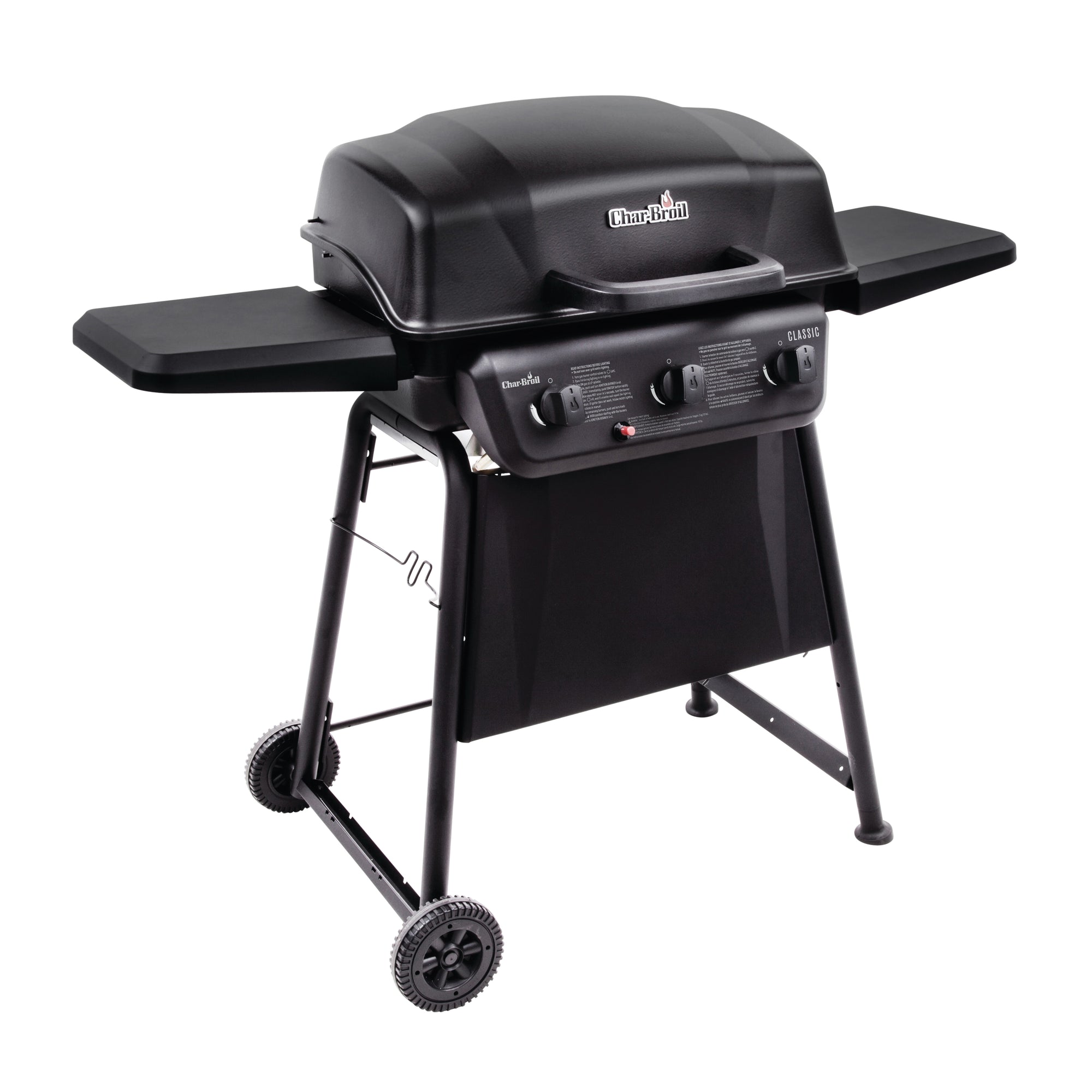 Char-Broil 463773717 Gas Grill, 30,000 Btu BTU, Propane, 3 -Burner, Steel Body, Black