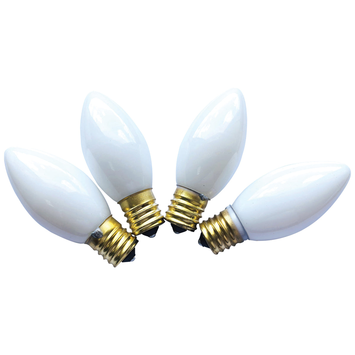 Hometown Holidays 19591 Replacement Bulb, 7 W, Intermediate Lamp Base, Incandescent Lamp, Ceramic White Light