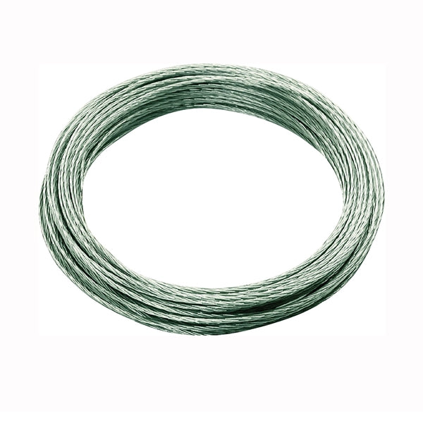 HILLMAN 50180 Utility Wire, 100 ft L, 20 Gauge, Galvanized Steel