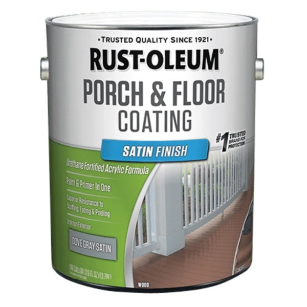RUST-OLEUM 320417 Porch and Floor Coating, Dove Gray, Liquid