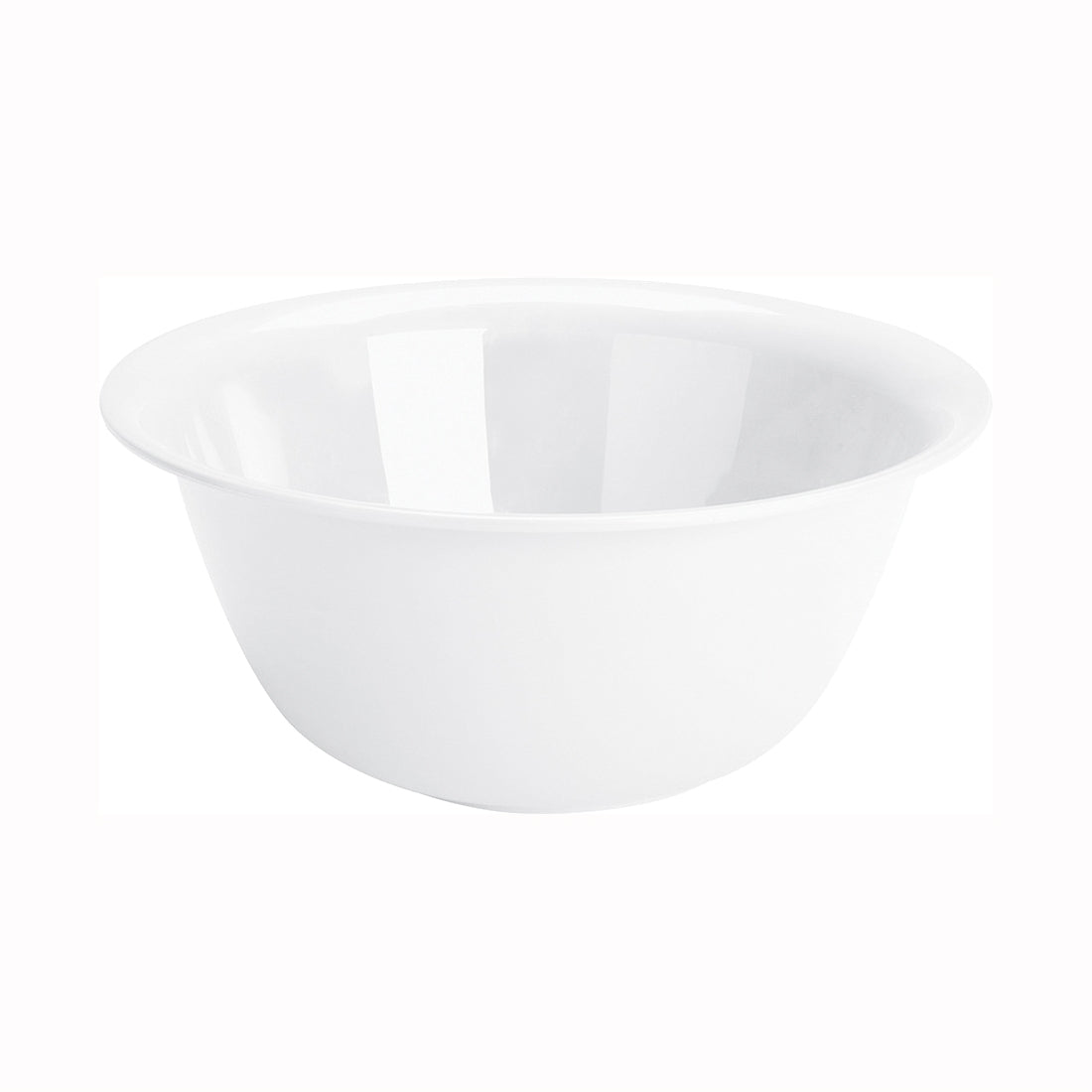 Sterilite 0711 Mixing Bowl, 6 qt Capacity, 12-3/4 in Dia, Plastic, White