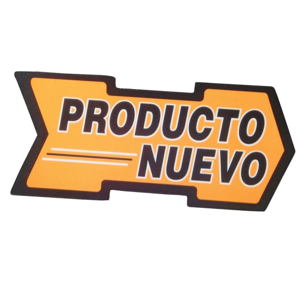 Centurion CRA200S Shelf Talker Sign, Producto Nuevo Arrow, 5-1/2 in W x 2-1/2 in H Dimensions