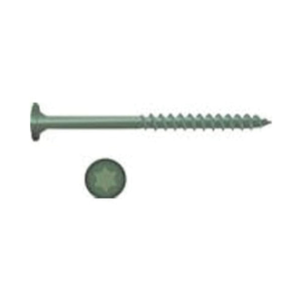 CAMO 0347520 Ledger Structural Screw, 5 in L, Flat Head, Star Drive, Carbon Steel, ProTech-Coated