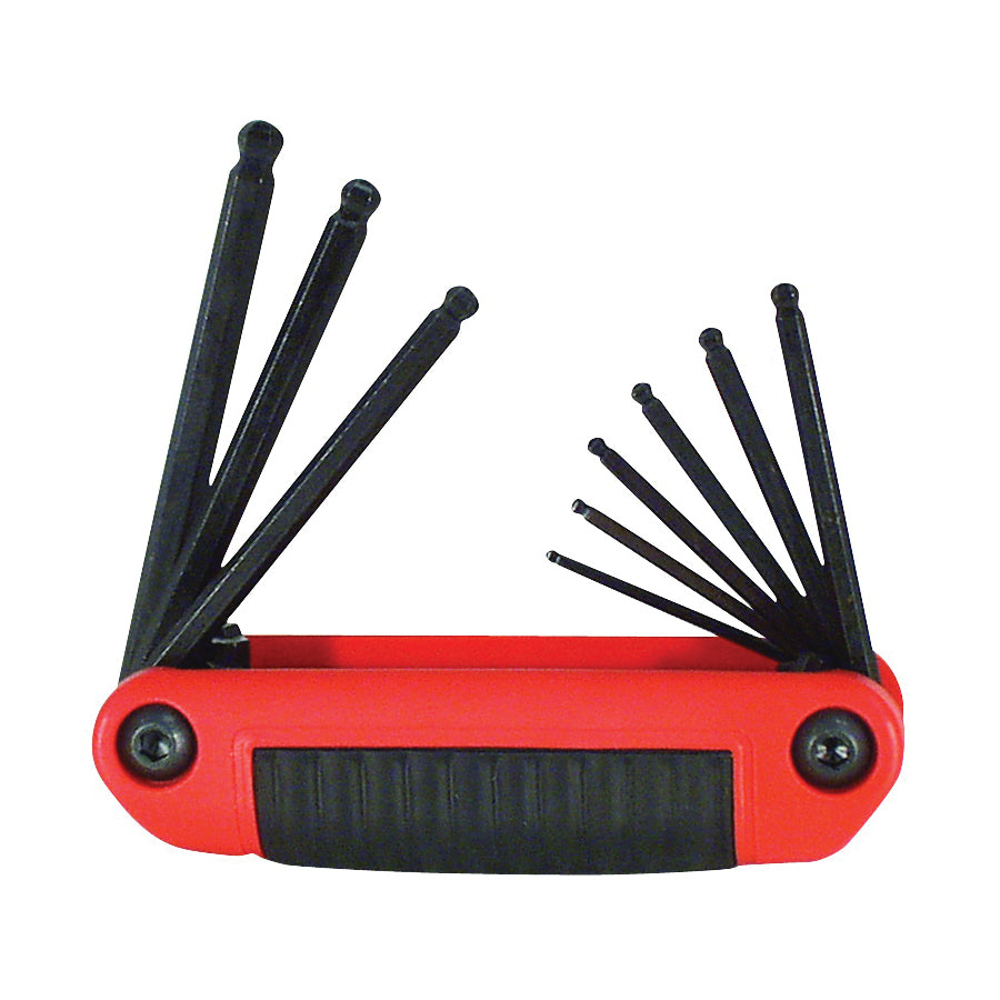 Eklind 25919 Hex Key Set, 9-Piece, Steel, Black