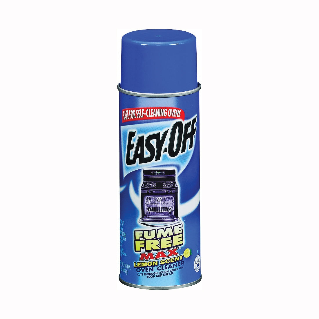 EASY-OFF 6233887977 Oven Cleaner, 14.5 oz Aerosol Can, Liquid, Lemon, White