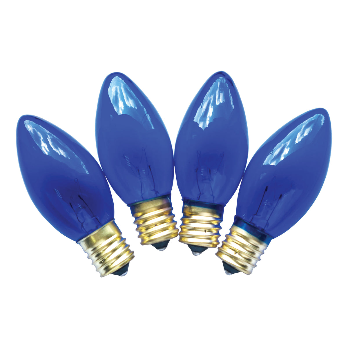 Hometown Holidays 19254 Replacement Bulb, 7 W, Intermediate Lamp Base, Incandescent Lamp, Transparent Blue Light