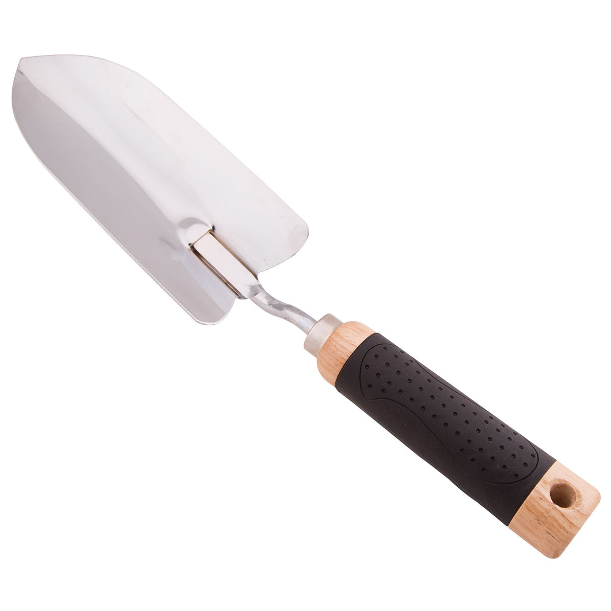 Landscapers Select GT945A Garden/Transplanting Trowel, 6-1/2 in L Blade, 2-7/8 in W Blade, Steel Blade, Wood Handle