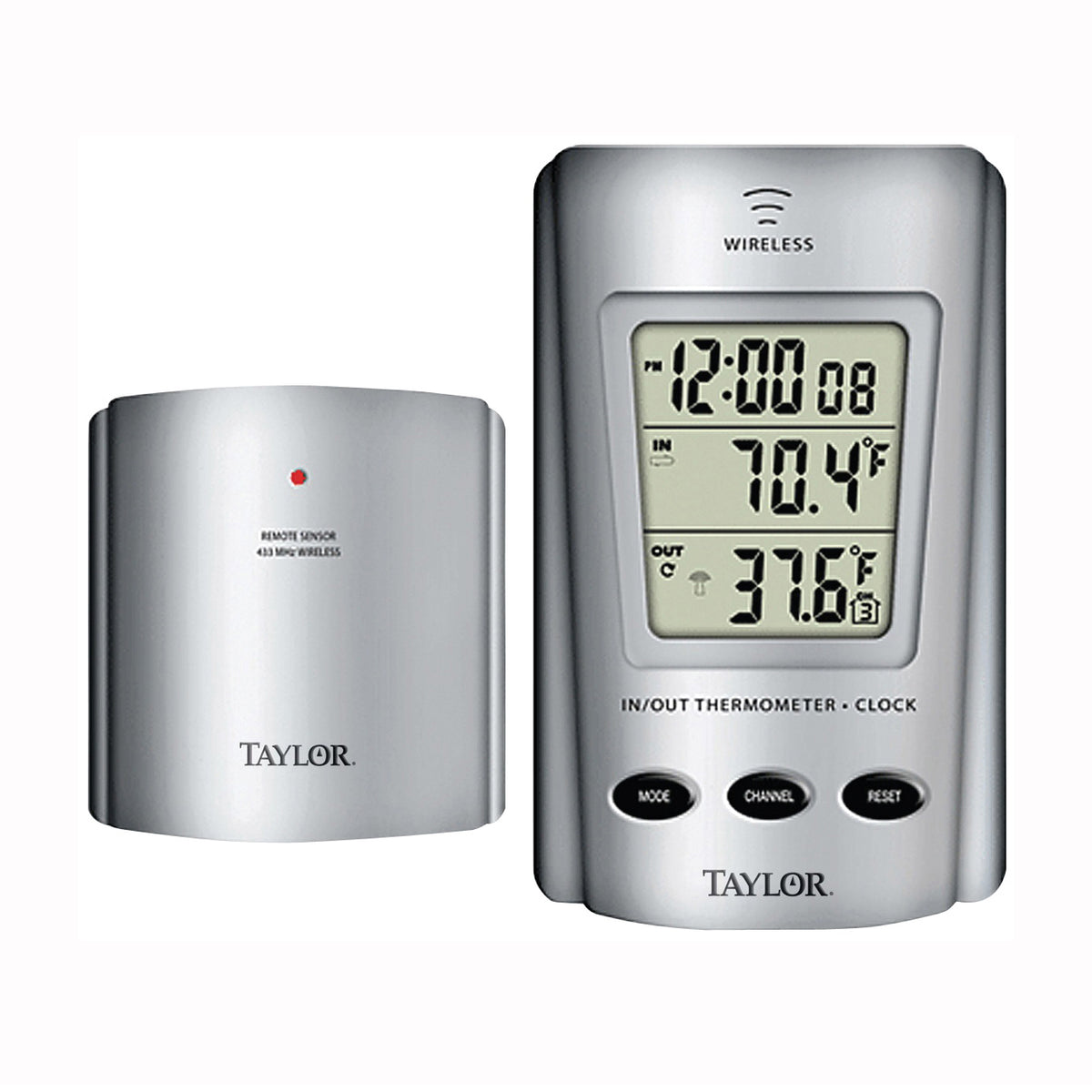 Taylor 1730 Wireless Thermometer, Digital, 32 to 122 deg F