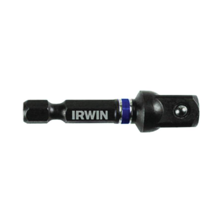 IRWIN 1837572 Socket Adapter, 3/8 in Drive, Square Drive