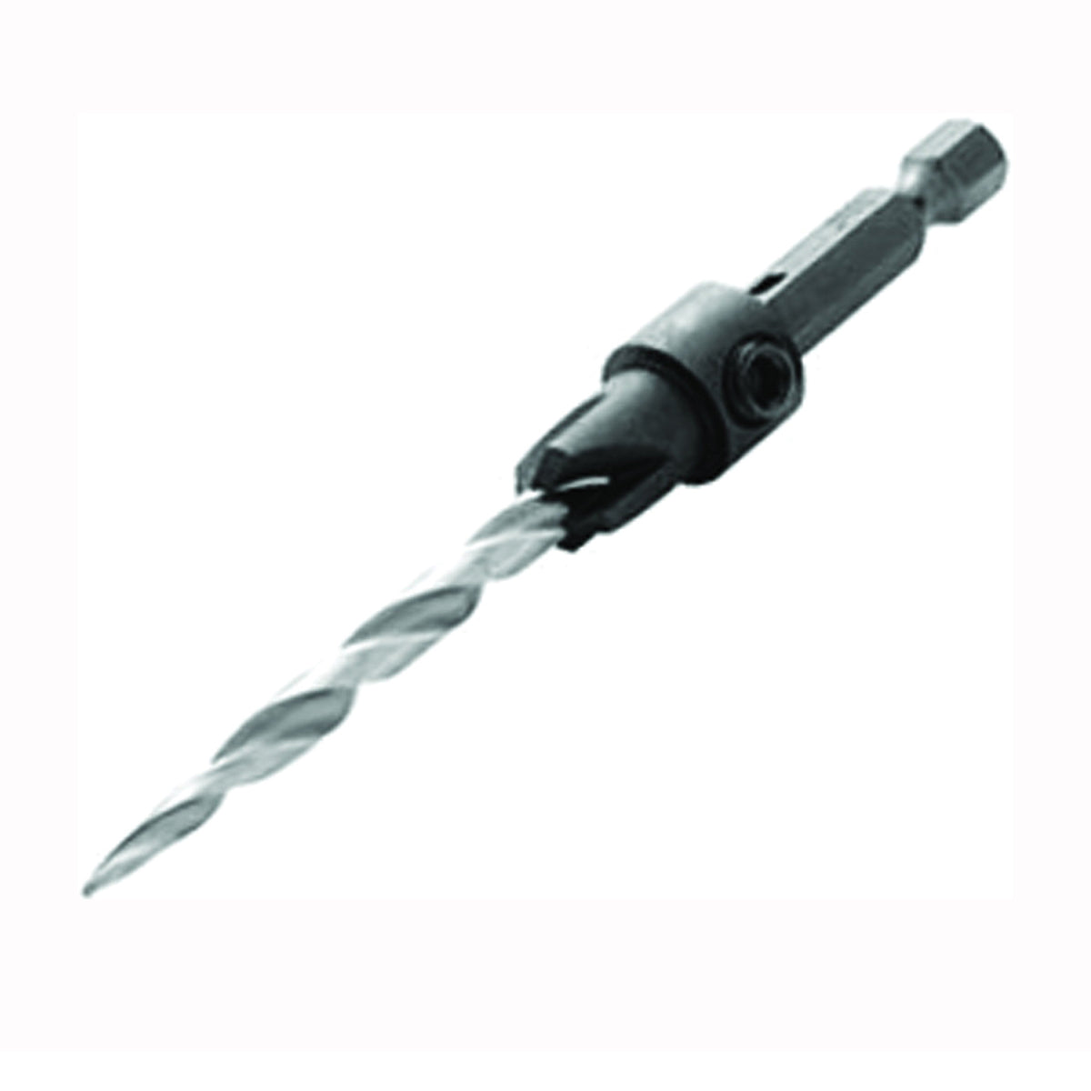 IRWIN 1882782 Drill Bit, 11/64 in Dia, 4 in OAL, Countersink, 4-Flute, 1/4 in Dia Shank