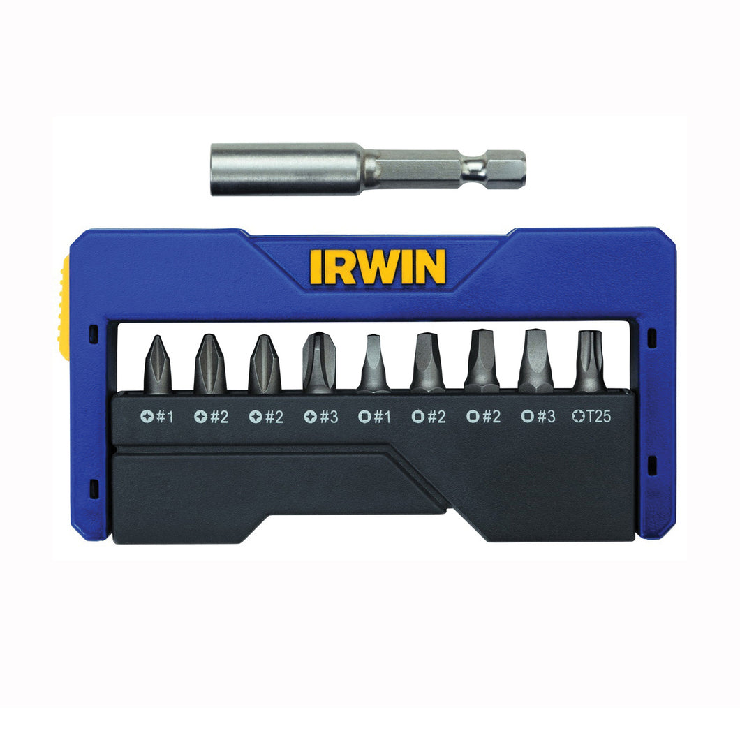 IRWIN 1866979 Insert Bit Set, 10-Piece, Steel