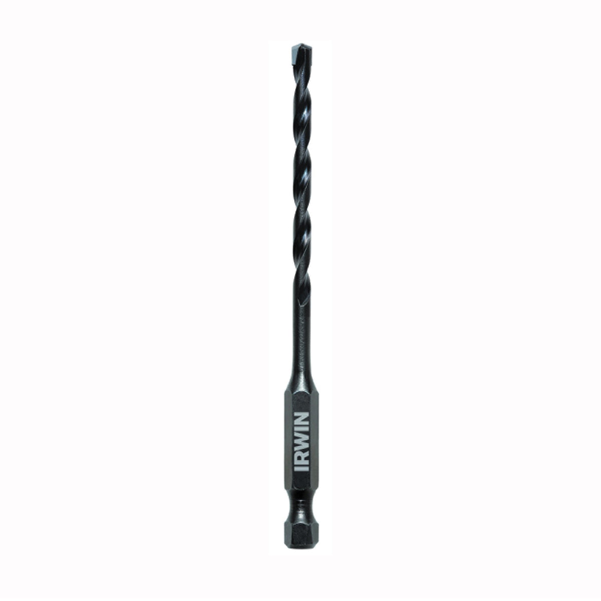 IRWIN 1870542 Impact Drill Bit, 5/32 in Dia, 4 in OAL, 1-Flute, 1/4 in Dia Shank, Hex Shank