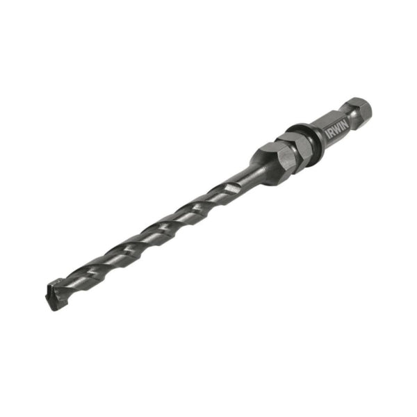 IRWIN 1870568 Installer Bit, 3/16 in Dia, 5 in OAL, Spiral Flute, 2-Flute, 1/4 in Dia Shank, Quick-Change Shank