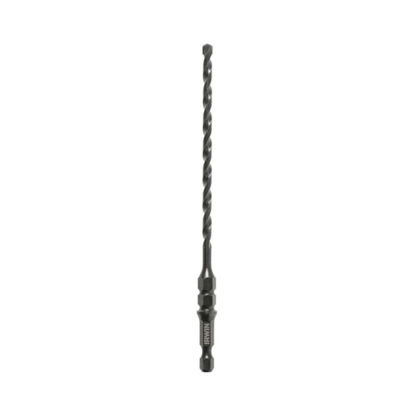 IRWIN 1870569 Installer Bit, 3/16 in Dia, 6 in OAL, Spiral Flute, 2-Flute, 1/4 in Dia Shank, Quick-Change Shank