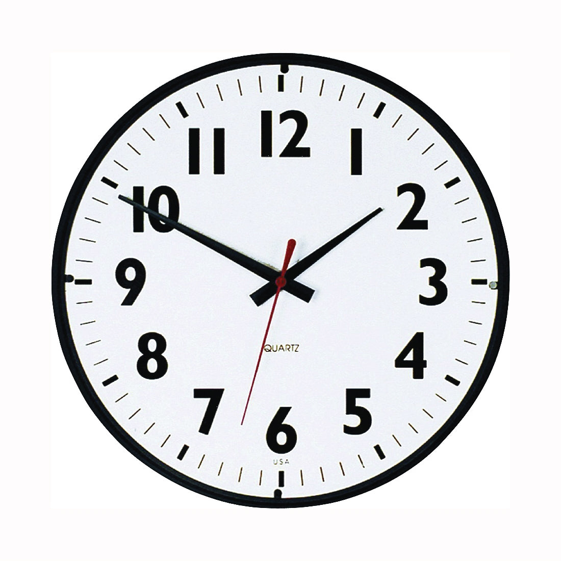 Westclox 32067 Wall Clock, Round, Analog, Plastic Frame, White Frame