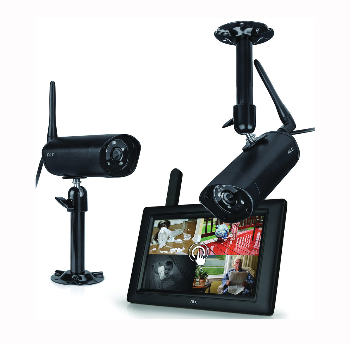 ALC AWS3377 Connected Surveillance System, 90 deg View Angle, 1080p Full HD Image, 1080p Full HD Video Resolution