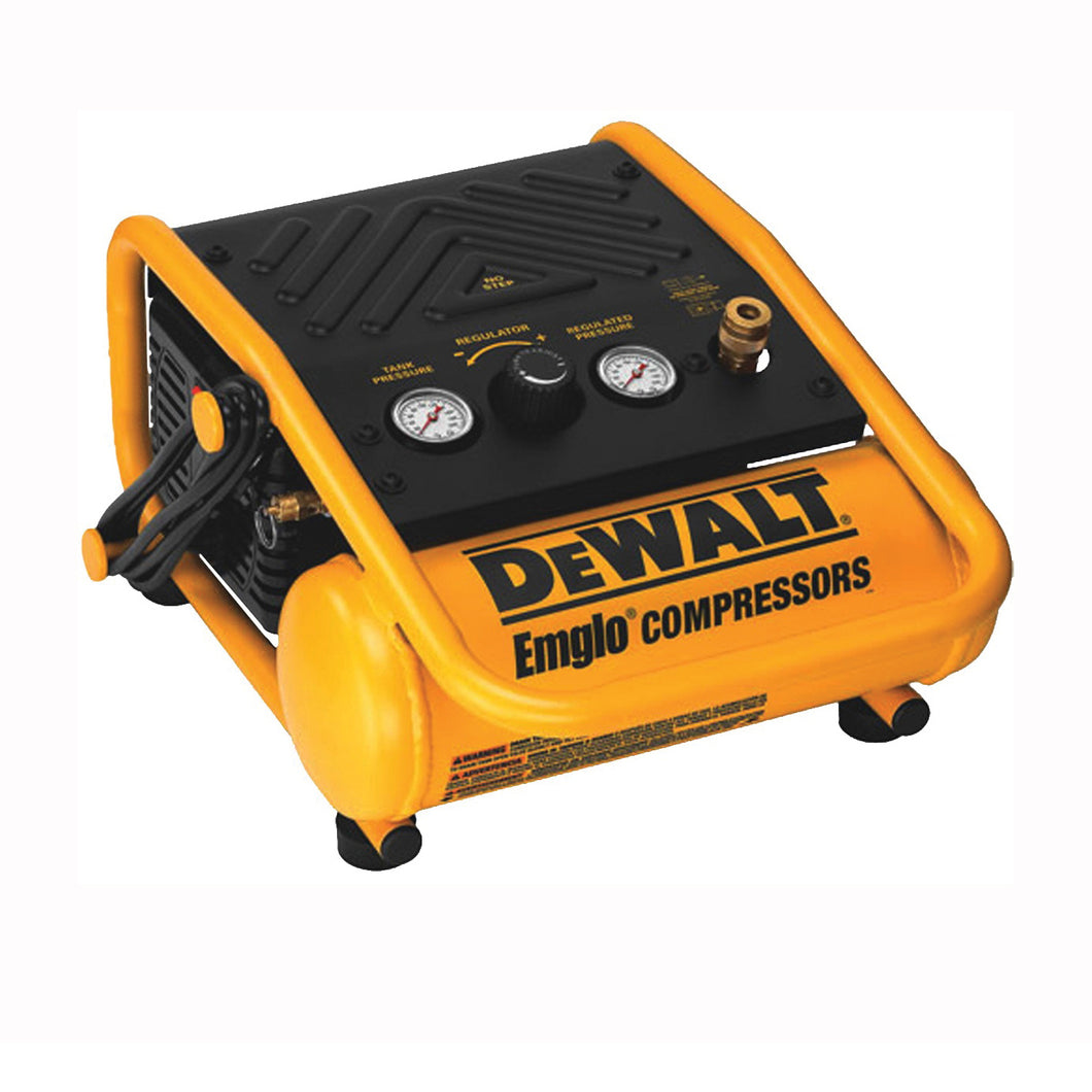 DeWALT D55140 Corded 0.3HP, 135 PSI Max, 1 Gallon Trim Compressor