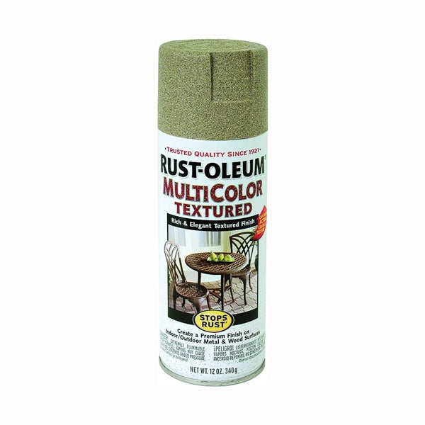 RUST-OLEUM STOPS RUST 223524 Textured Spray Desert Bisque, Solvent-Like, Desert Bisque, 12 oz, Aerosol Can