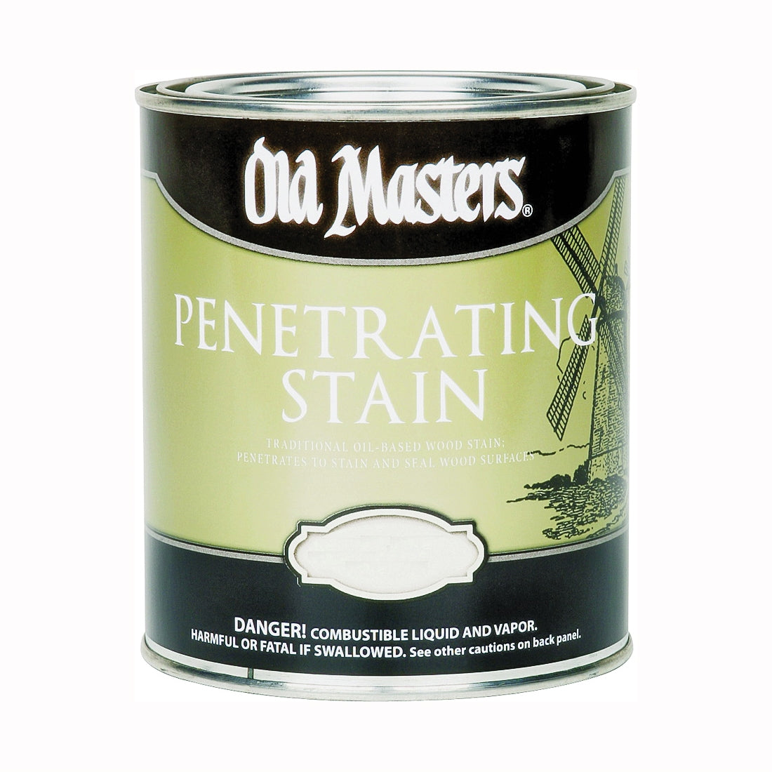 Old Masters 40316 Penetrating Stain, Clear, Cherry, Liquid, 0.5 pt, Can