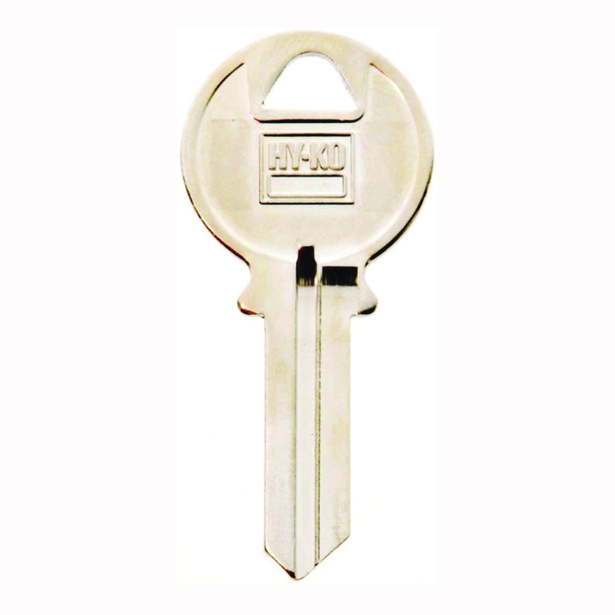 HY-KO 11010IN1 Key Blank, Brass, Nickel, For: ILCO Cabinet, House Locks and Padlocks