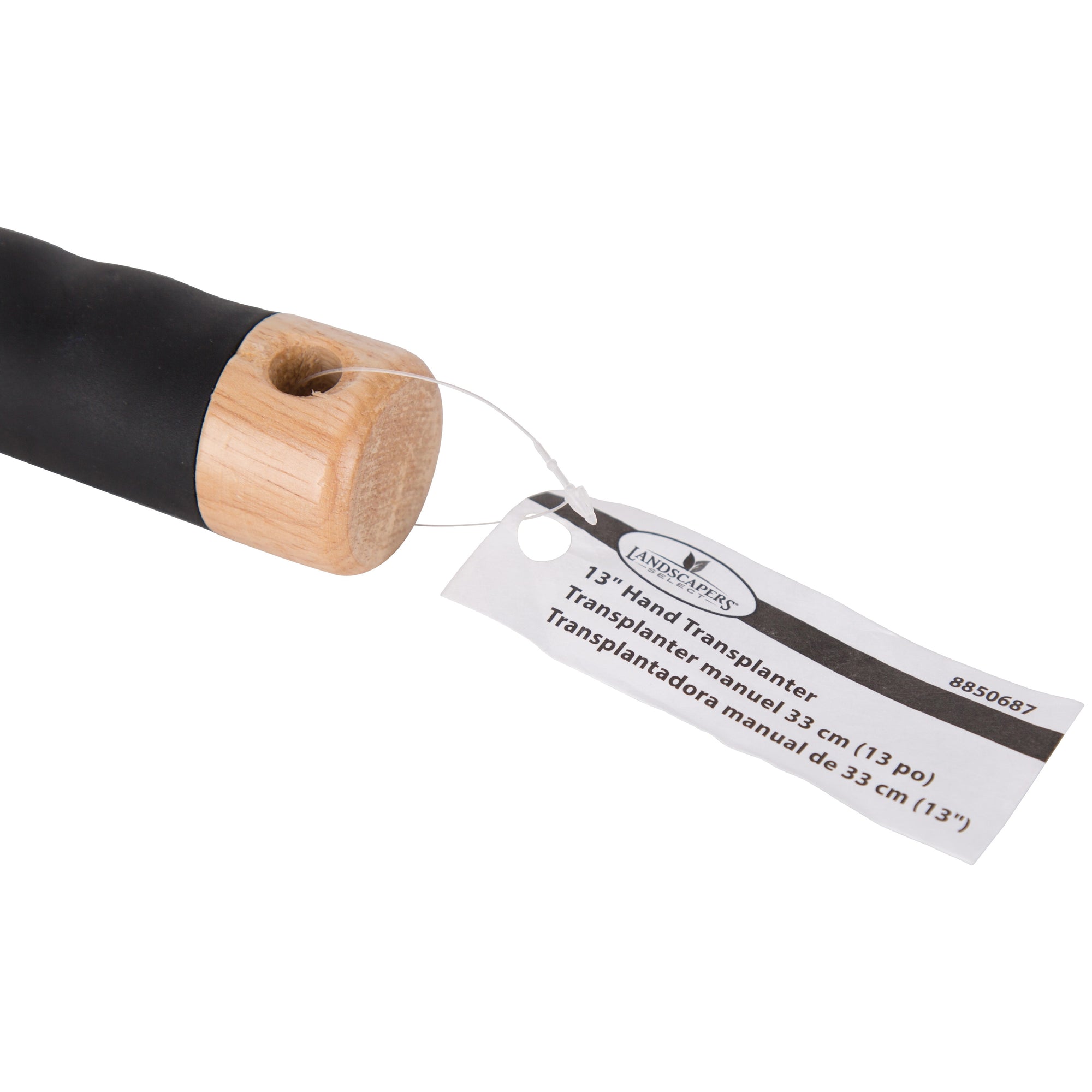 Landscapers Select GT945B Garden/Transplanting Trowel, 6-1/4 in L Blade, 2 in W Blade, Aluminum Blade, Wood Handle