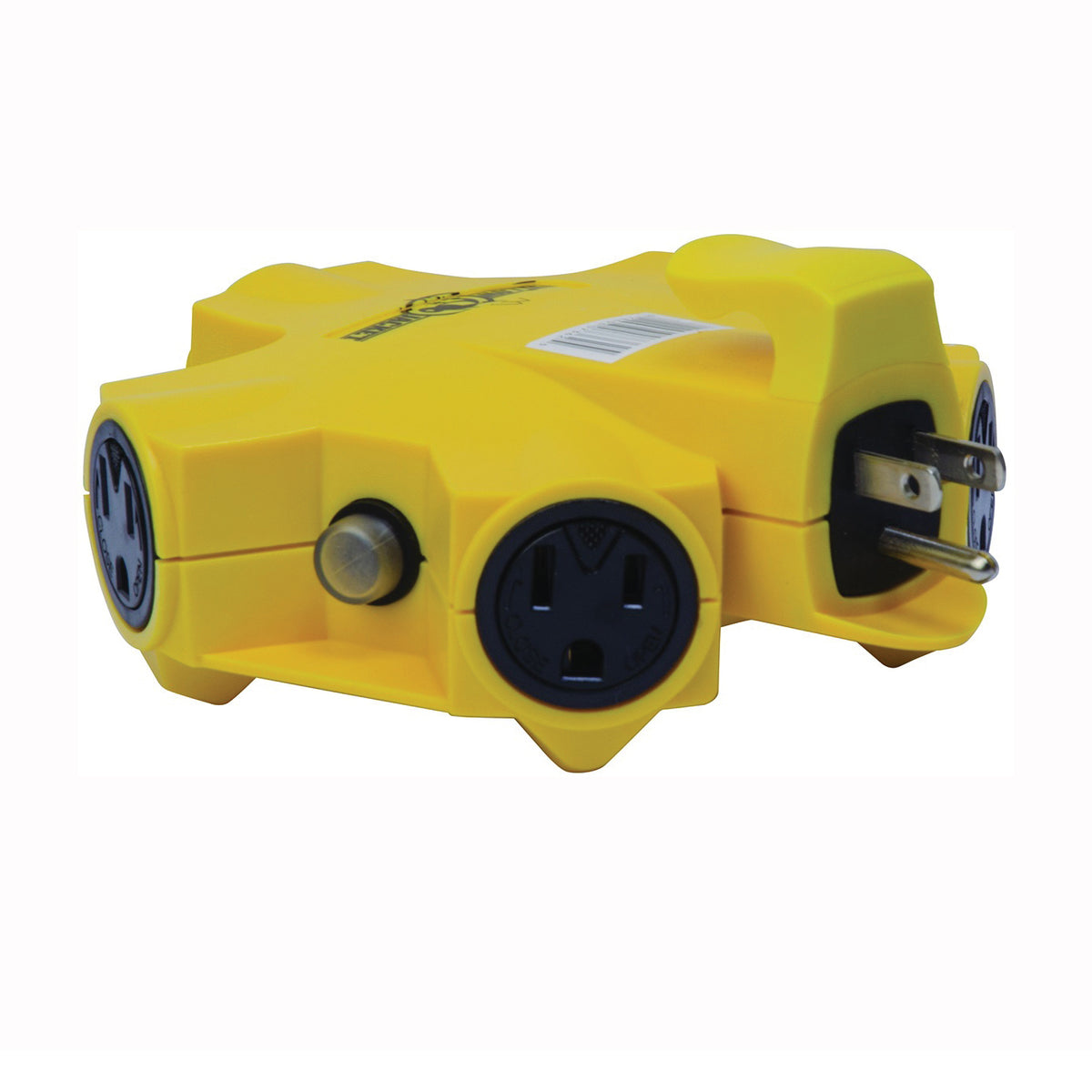 CCI Powerlink 997362 Outlet Adapter, 15 A, 125 V, 5 -Outlet, Yellow