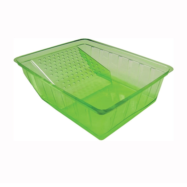 ENCORE Plastics 201303 Paint Tray, 6 in W, Plastic, Green