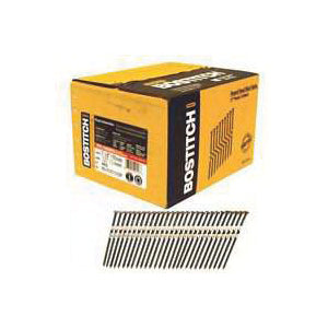 Bostitch RH-S10D131HDG/X Framing Nail, 3 in L, 11 Gauge, Steel, Galvanized, Full Round Head, Smooth Shank