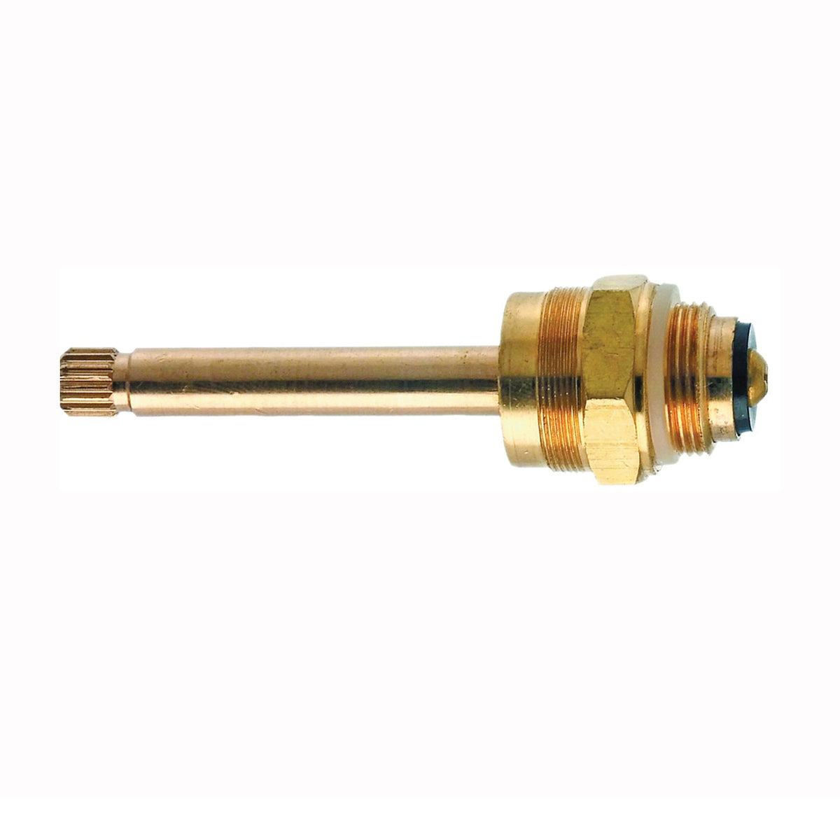 Danco 15526B Faucet Stem, Brass, 3-23/32 in L, For: Indiana Brass Two Handle Bath Faucets