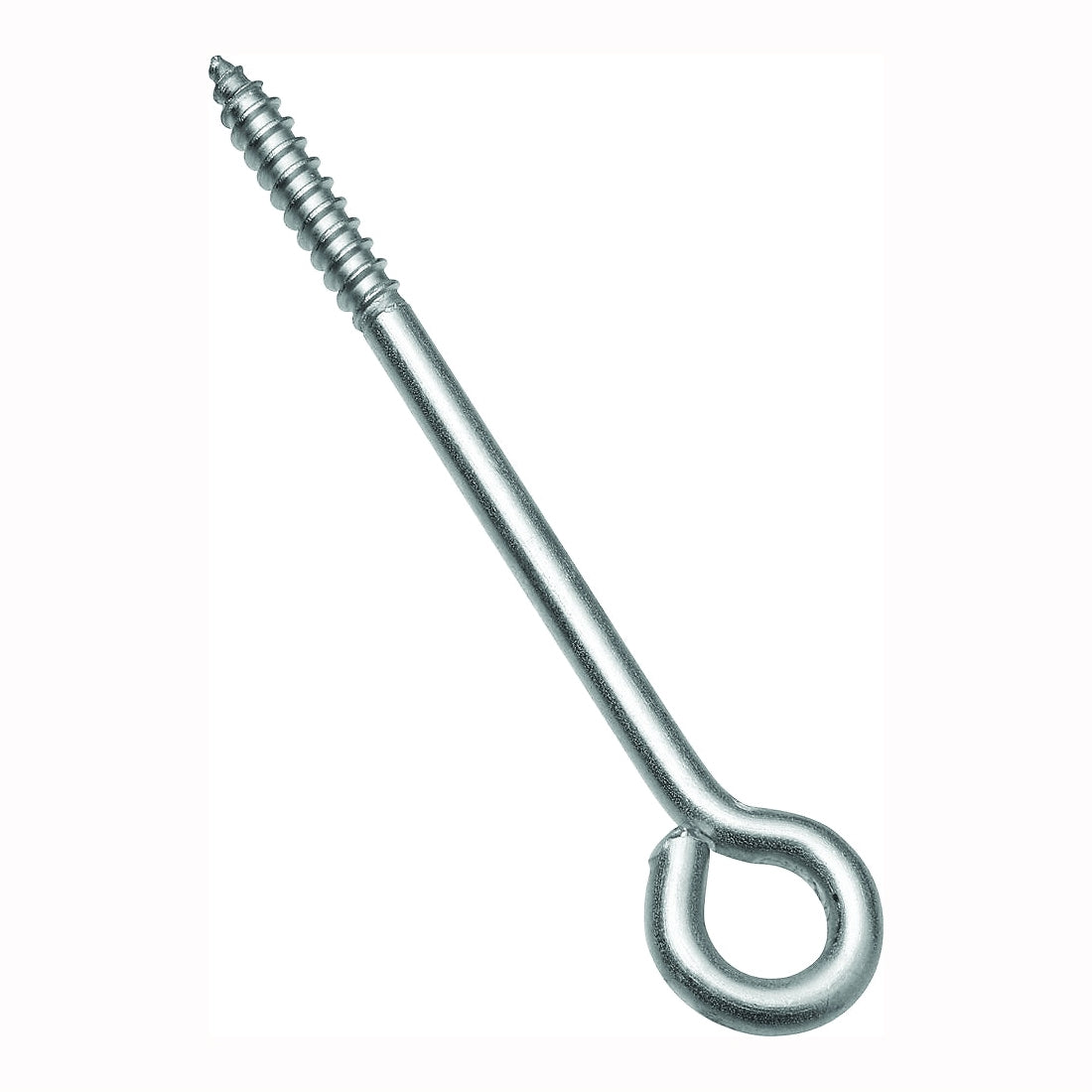 National Hardware N220-780 Lag Screw Eye, 1/4 in Thread, 1-1/2 in L Thread, 1/2 in ID Dia Eye, 4.01 in L Shank