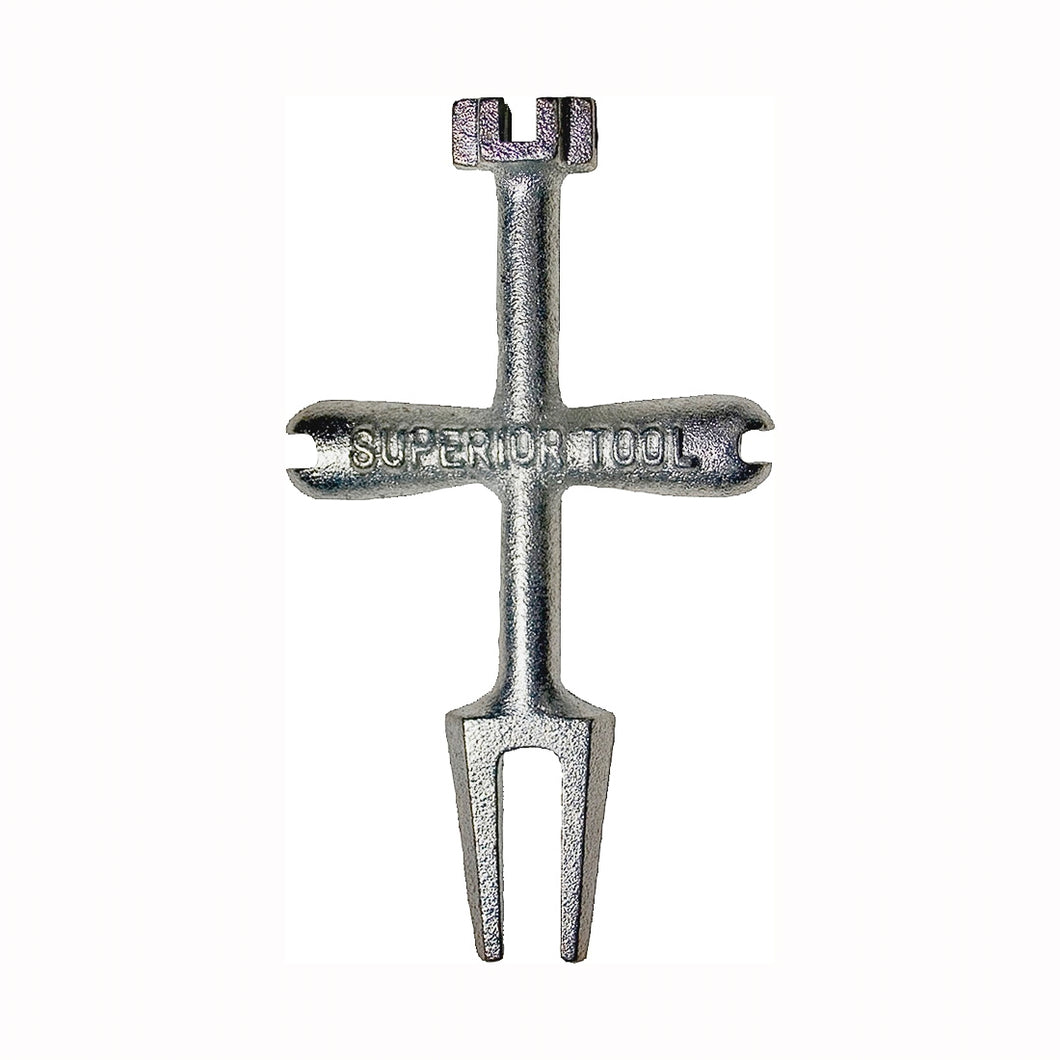 SUPERIOR TOOL 03930 Plug Wrench, Iron
