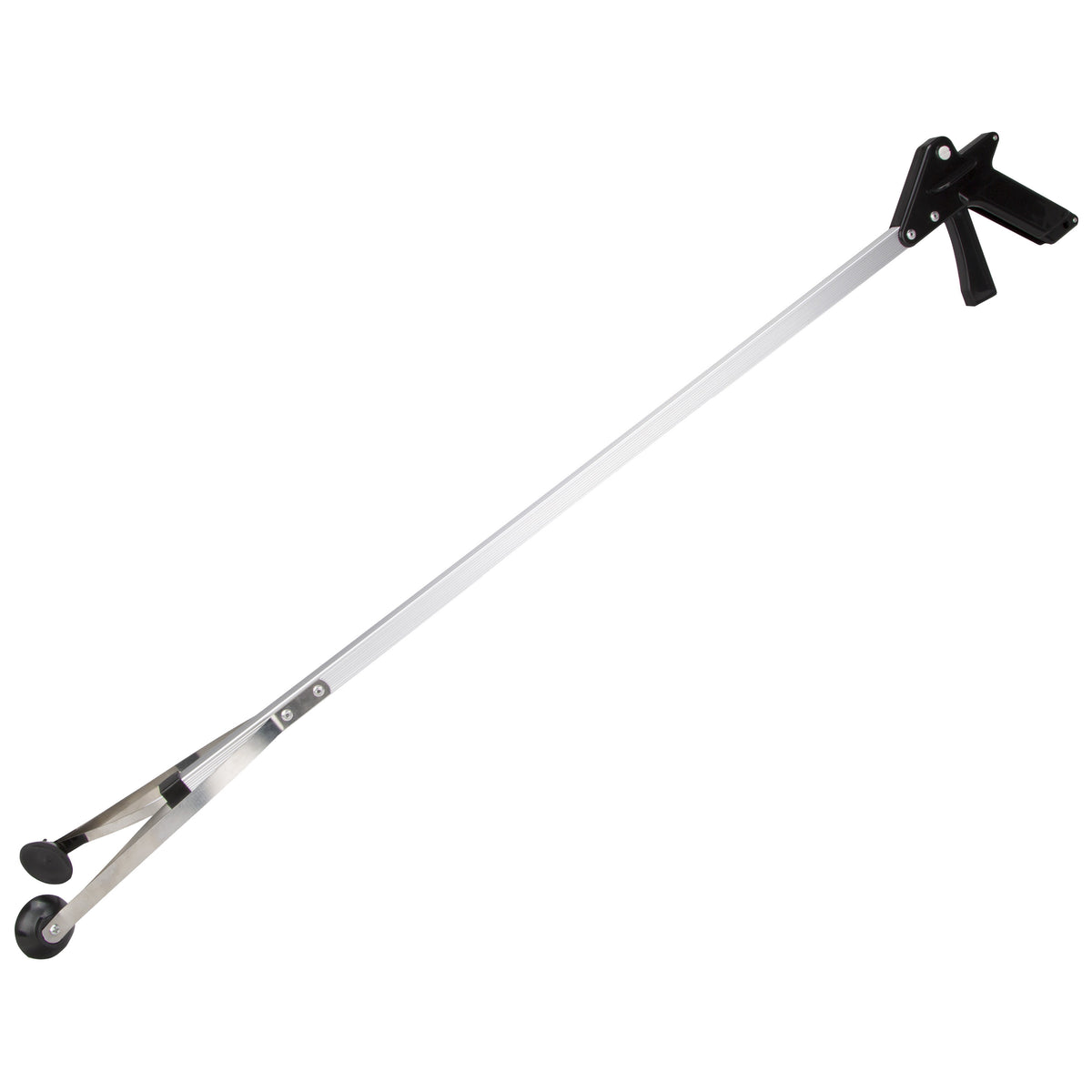 Landscapers Select FT-DBS6 Pick-Up/Reach Tool, 4 in Opening, 36 in OAL, Suction-Cupped "Fingers" Jaw, Plastic Jaw