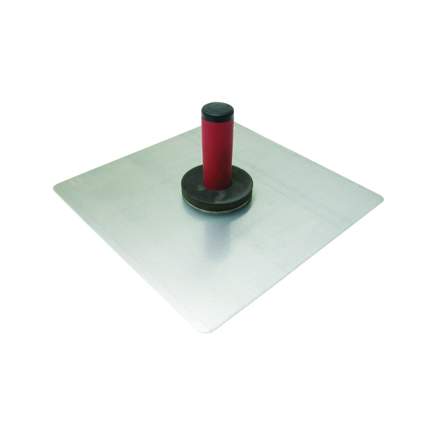 Marshalltown 1D Hawk, 13 in L Blade, 13 in W Blade, Aluminum, DuraSoft Handle, Hardwood Handle