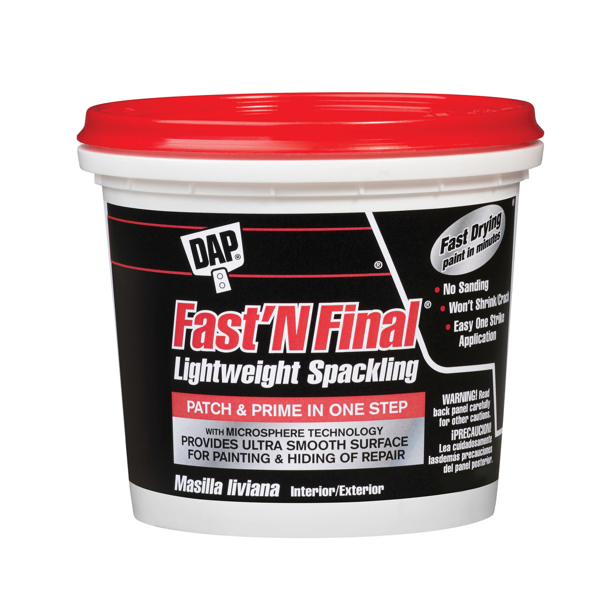 DAP 12143 Spackling Paste White, White, 1 gal Tub