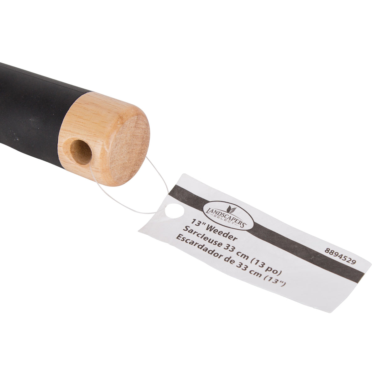 Landscapers Select GT945E Lawn Weeder, 7-3/4 in L Blade, Steel Blade, Wood Handle, 5-5/8 in L Handle