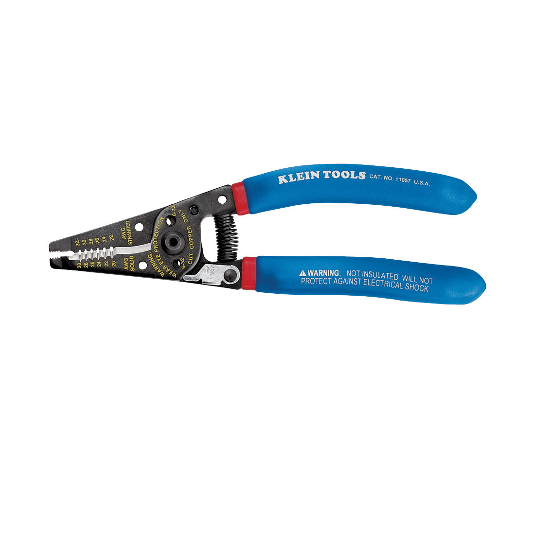 Klein-Kurve 11057 Wire Stripper, 20 to 32 AWG Wire, 20 to 30 AWG Solid, 22 to 32 AWG Stranded Stripping, 7-1/8 in OAL
