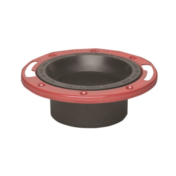 Oatey 43512 Closet Flange, 3, 4 in Connection, ABS, For: 3 in, 4 in Pipes