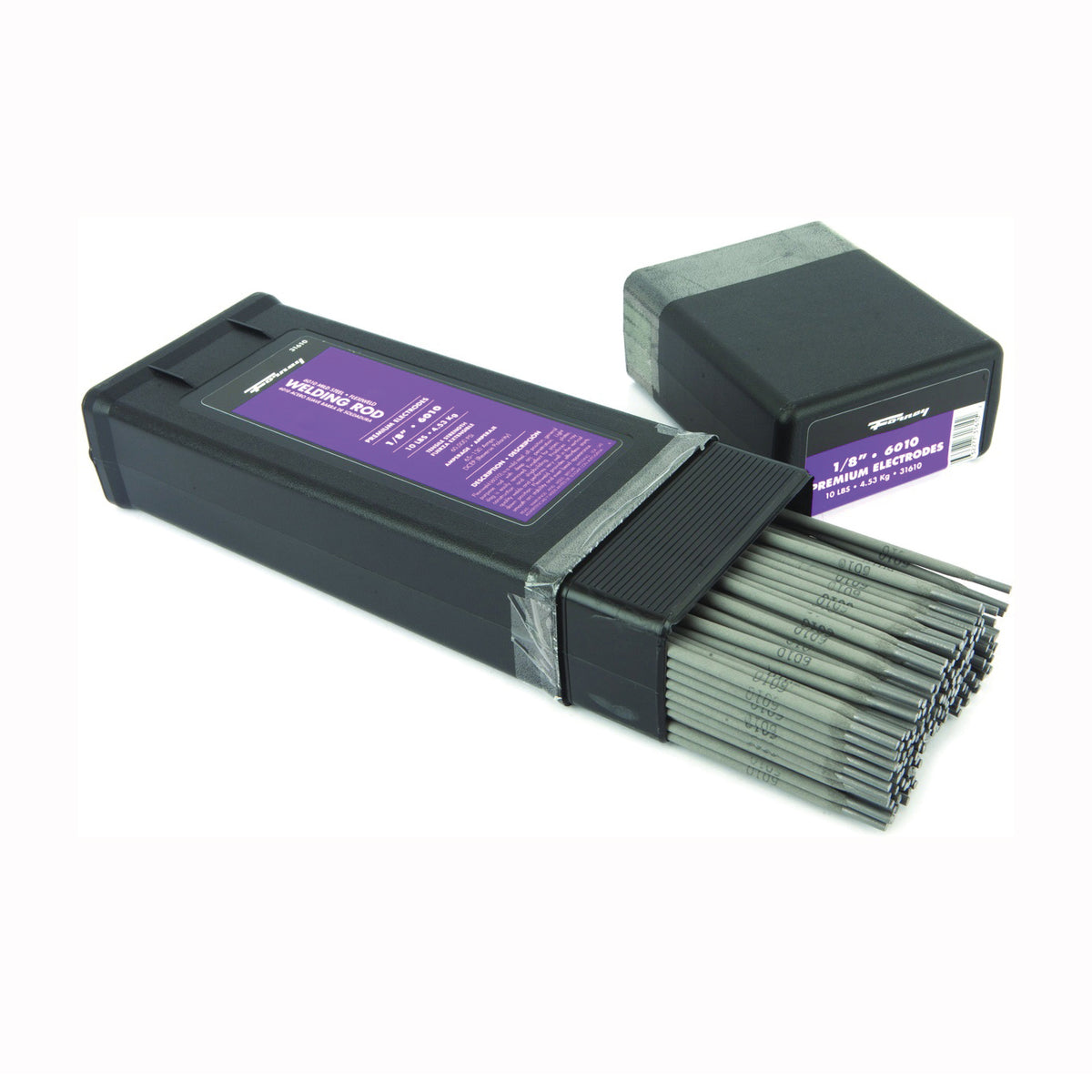 Forney 31610 Stick Electrode, 1/8 in Dia, 14 in L