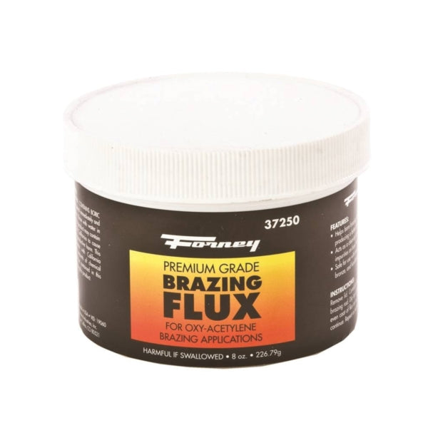 Forney 37250 Brazing Flux, 0.5 lb Re-Sealable Tube, Powder